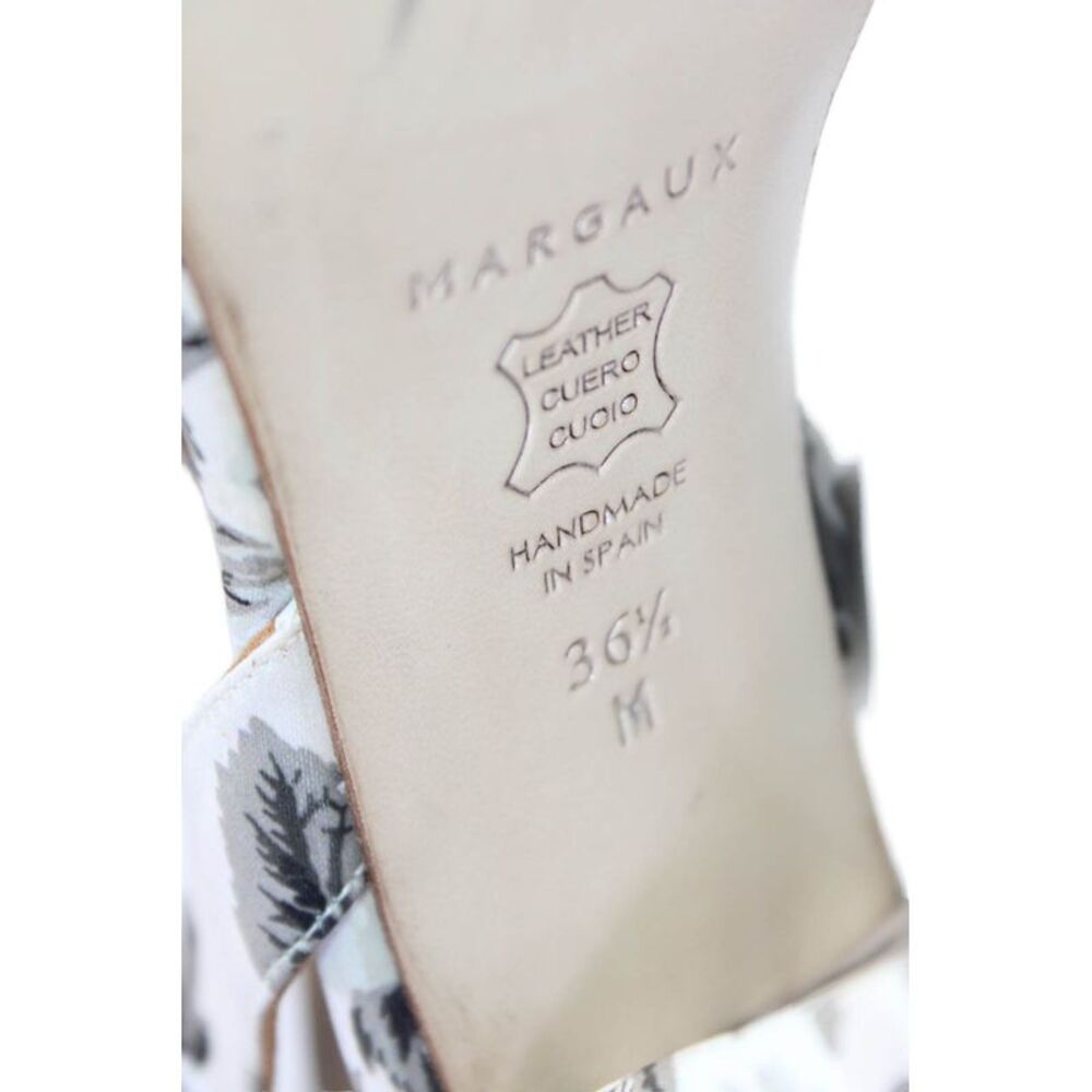Schumacher Margaux Womens Slingbacks Sandals White Brown Size 36.5 6.5 Medium - Picture 5 of 5